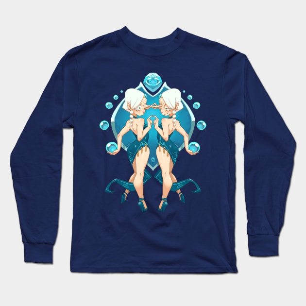 Vesuvan Doppelganger Long Sleeve T-Shirt by Saindoo